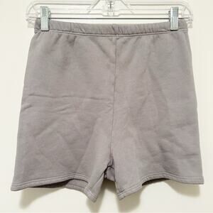 Joah Brown Fitted Terry Sweat Short Grey S/M NWT